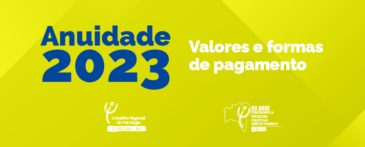 Confira os valores e formas de pagamento da anuidade 2023